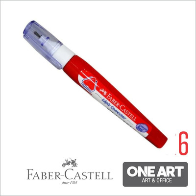 Lapiz Corrector Faber Castell X 7ml X6 Unidades