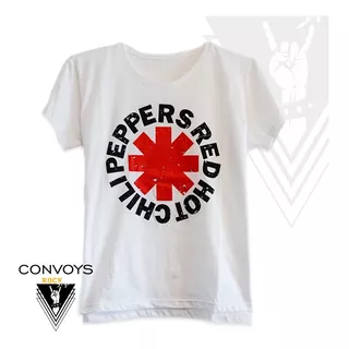 Remera Red Hot Chili Peppers/ Nevada - Blanca  / Talle Único