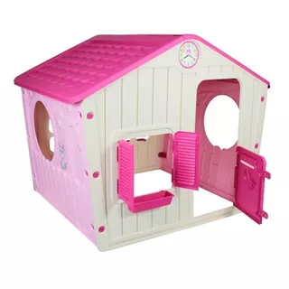 Casinha Infantil De Criança De  Brinquedo Pink Promoção