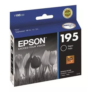 Cartucho De Tinta Epson T195120-al 195 Negro