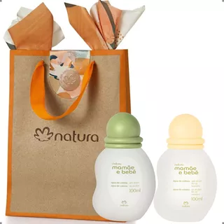 Kit Presente Natura Mamae Bebe Água De Colônia 100ml Cada