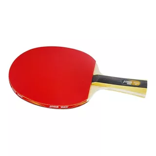 Paleta De Ping Pong Dhs 1002 Negra Y Roja Fl (cóncavo)