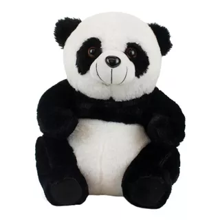 Urso Panda Sentado 20cm - Pelúcia - Pandinha