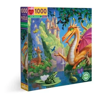 Puzzle Rompecabezas 1000 Piezas Eeboo Gentil Dragón