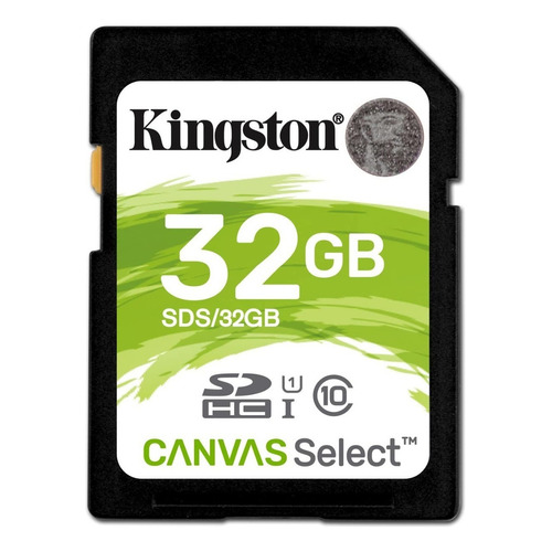 Tarjeta de memoria Kingston SDS  Canvas Select 32GB