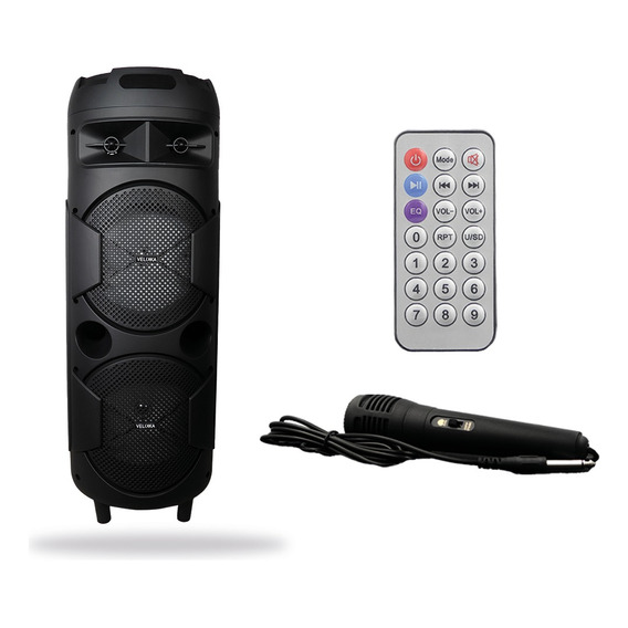 Bocina Velikka Vkk-3802 Con Control, Microfono Y Bluetooth