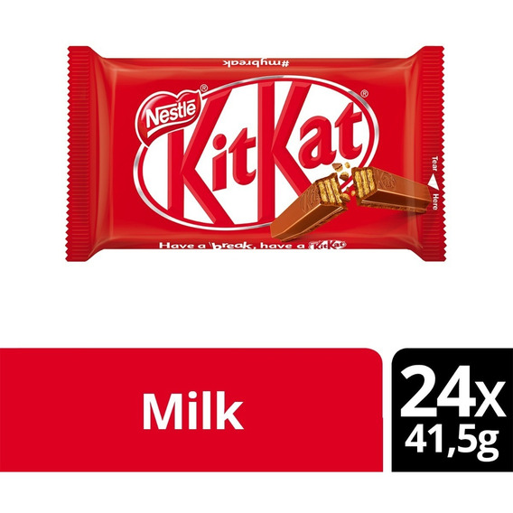 Chocolate De Leche Kit Kat® 41,5g Pack X24