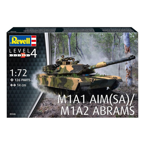 M1a1 Aim(sa)/ M1a2 Abrams 1/72 Revell