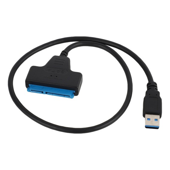 Usb 3.0 A Sata Cable Adaptador Para Disco Duro Ssd Hdd 2,5 Color Negro