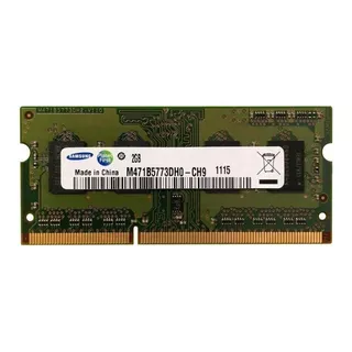 Memoria Ram Color Verde  2gb 1 Samsung M471b5773dh0-ch9