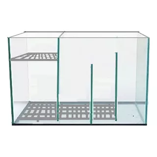 Sump 50x25x35cm + Overflow Box Para Aquário Até 300 Litros