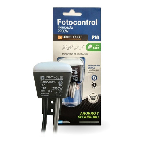 Fotocontrol Compacto Lighthouse F10 2200w