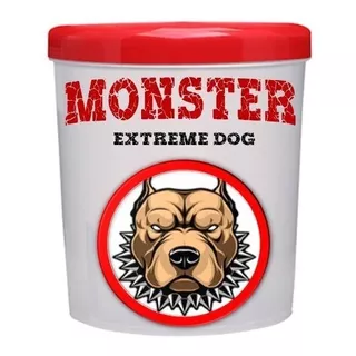 Monster Pit Bull Muscle Dog Suplementos Cães 2 Potes 1kg