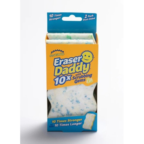 Esponja Scrub Daddy Eraser Daddy de polyester pack x 2