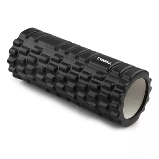 Rolo Massagem Foam Roller Liberação Miofascial Soltura Yoga Cor Preto