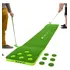 Gosports Battleputt Golf Putting Juego 2 Contra 2 Pong Style Play Con 11' Putting Green, 2 Putters Y 2 Pelotas De Golf