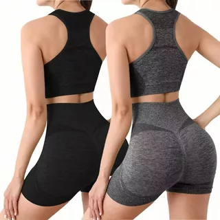 Conjunto Leggings Deportivos Mujer Gym Yoga Levanta Gluteos