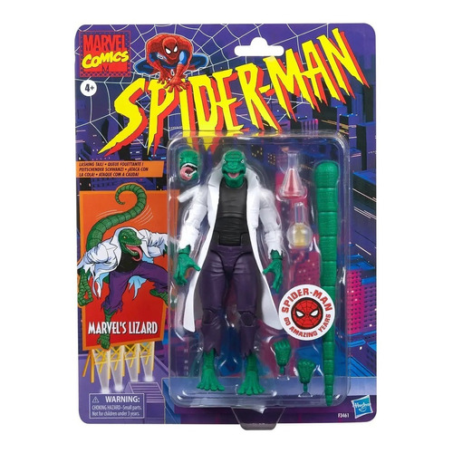 Spiderman Marvel Legends Retro Collection Marvels Lizard