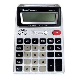 Calculadora Eletrônica Nota Falsa Com Display Duplo