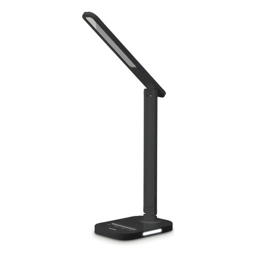 Lampara Velador Led Negro 7w Dimeable Temporizador