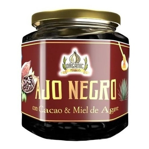 Ajo Negro En Dientes Con Cacao Y Miel De Agave 160 Grs.