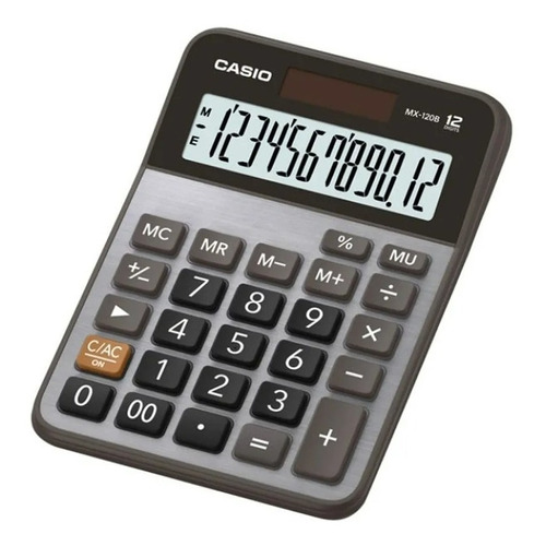 Calculadora De Sobremesa Casio Mx 120b W Dc Color Negro