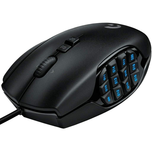 Mouse gamer Logitech G Series G600 negro MMO