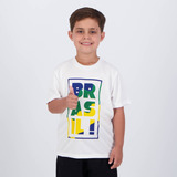 Camisa Brasil Harpia Infantil Branca