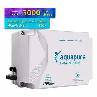 Gerador Ozônio Caixa Dágua Aquapura Essencial 3000 Panozon 220v