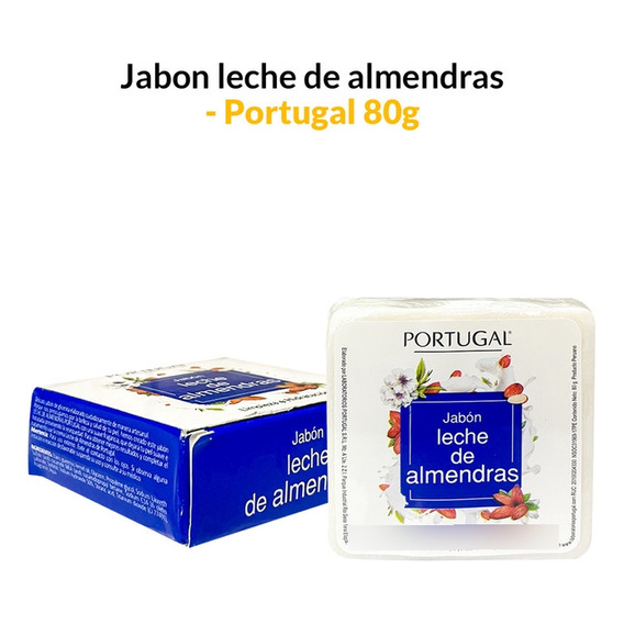 Jabon Leche De Almendras 80g  Portugal