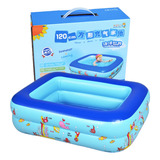 Kit C/ 3 Piscina Infantil Inflável 80l 120cm