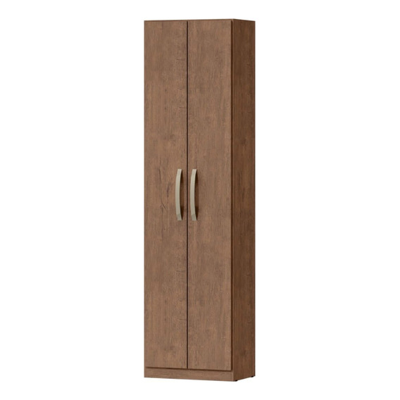 Mueble Multiusos Ropero Armario Closet Placard Panelero Mulata 308mx 2 Puertas 4 Estantes Color Dakar