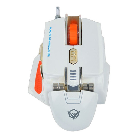 Mouse Optico Usb Gamer Meetion Mt-m975 Led Ajustable Color Blanco