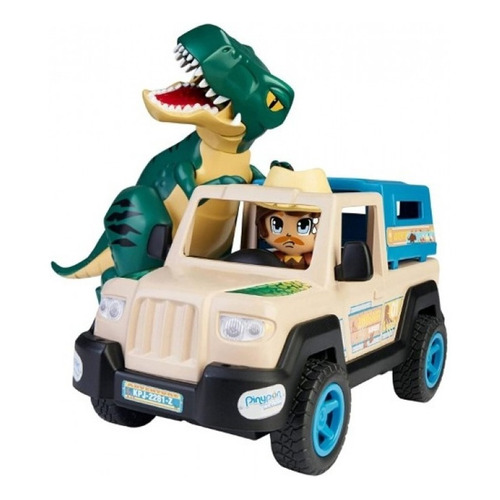 Pinypon Action Wild Pick Up + Figura Dinosaurio T-rex 16771
