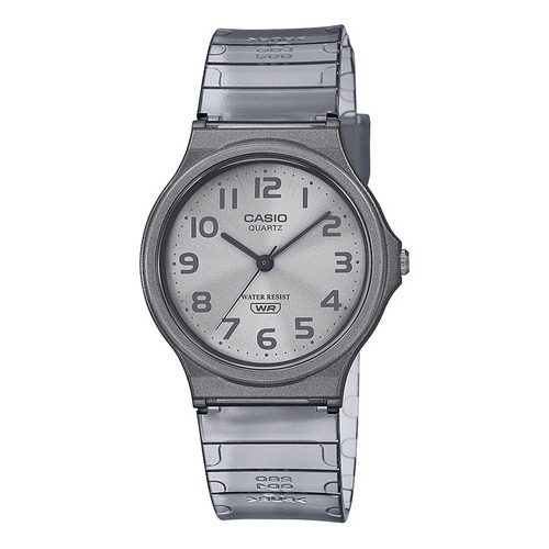 Reloj Mujer Casio Mq-24s-8bdf Core Ladies Color De La Correa Gris Color Del Bisel Gris Color Del Fondo Gris