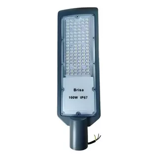 Luminaria Publica Led 100w Biv Ip67 Poste Rua Condomínio Cor Da Carcaça Cinza Cor Da Luz Branco-frio 110v/220v