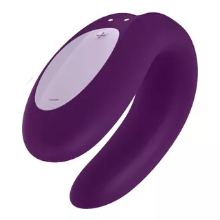 Vibrador Doble Estimulación Satisfyer Double Joy Morado