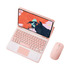 Rosa + teclado touchpad + mouse Bluetooth