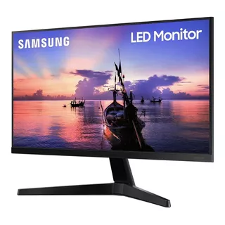 Monitor Samsung 22 Led, Ips, Hdmi / Vga, Lf22t350 Color Negro