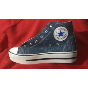 converse plataforma jeans