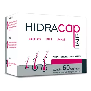 Hidracap Hair Suplemento Alimentar Para Cabelo, Pele E Unhas