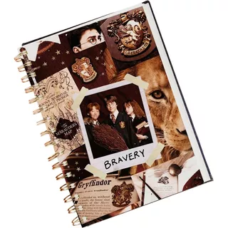 Cuaderno Harry Potter Basico Cuadriculado 21x15 Cm 100 Hojas