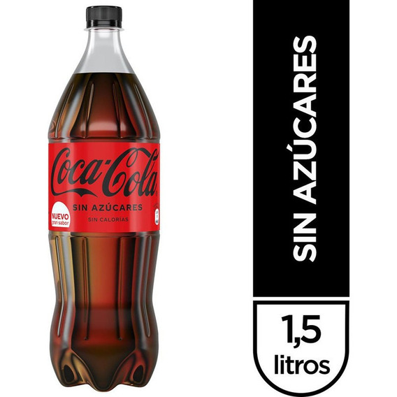 Gaseosa Coca Cola Zero 1.5 Lt