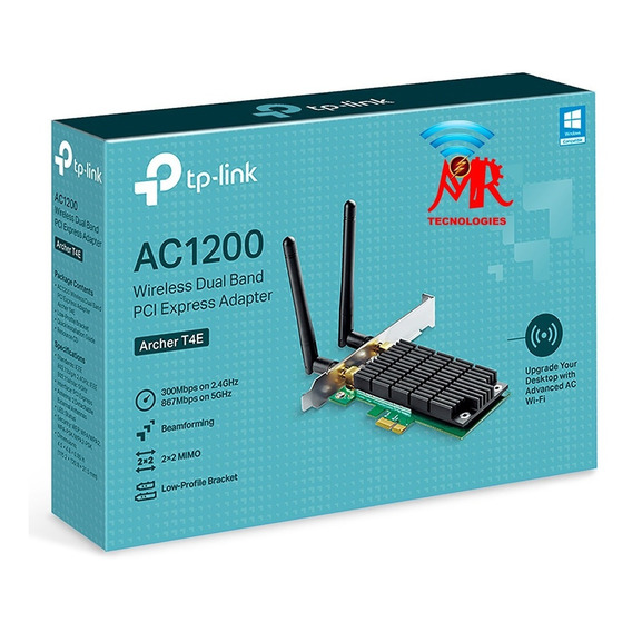 Archer T4e Adaptador Pci Express Wifi Banda Dual Ac1200