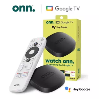 Dispositivo Onn Tv 4k Streaming Google Tv Box Chromecast 