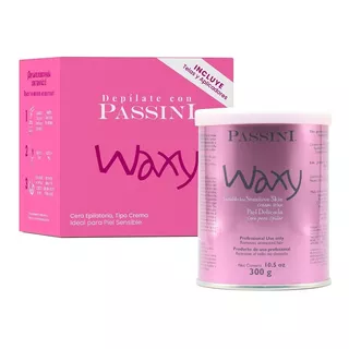 Waxy Cera Para Depilar Passini 300g + Telas De Regalo