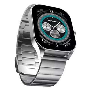 Smartwatch Hifuture Apex, Acero Inox, 2.04  Amoled, Llamadas