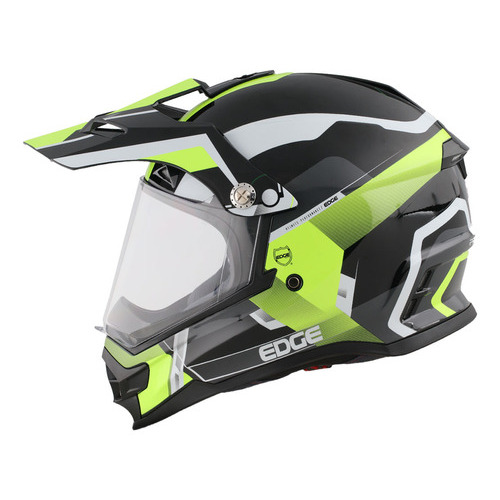 Casco Integral Moto Cross K4 Edge Solido Certificado Dot Ktm Color Amarillo Tamaño del casco Talla XL (61 - 62 cm)