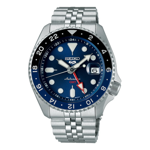 Reloj Seiko 5 Sports Ssk003k Automático Gmt Hombre