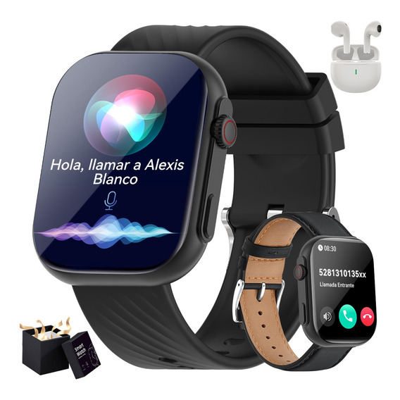 Reloj Smartwatch 2.01'' Reloj Inteligente Bluetooth Llamada